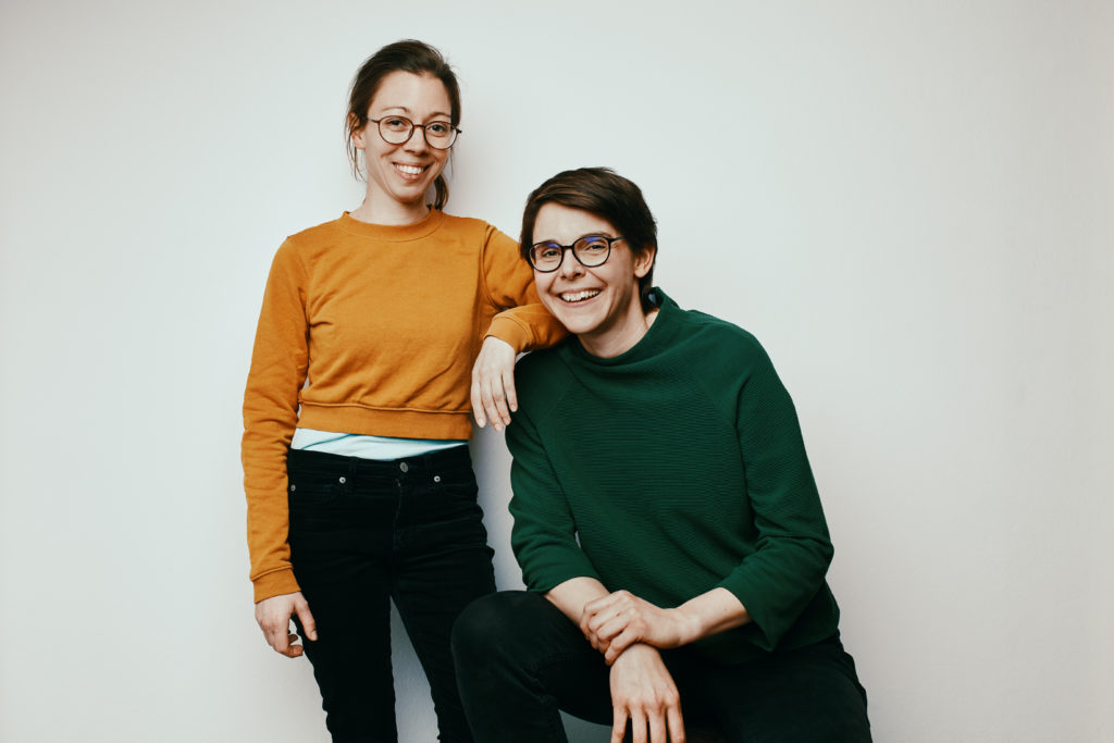 Die Gründerinnen von Familyship: v.l. Christine Wagner und Miriam Förster